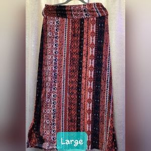 Maurices Multicolored Maxi Skirt